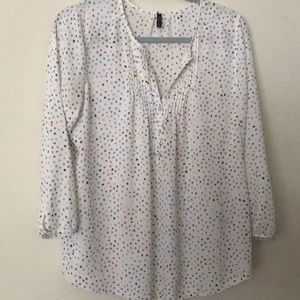 NYDJ Henley Top Stars M